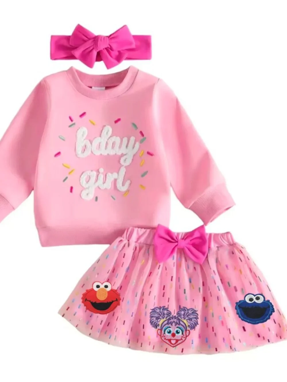 Abby Cadabby Dress Elmo Birthday Outfit Cookie Monster Clothes